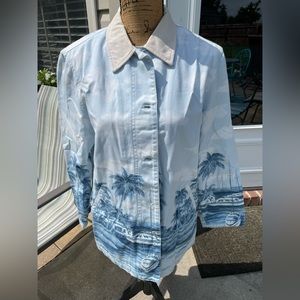 Lauren Naval Supply Co. P/M 100% Cotton Blue Hues